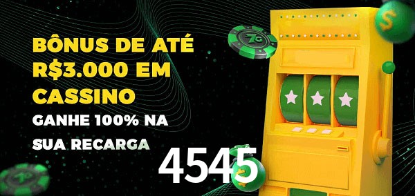 4545 melhor bônus de depósito